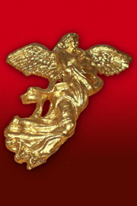 Remedium Feng Shui – złota figurka anioła